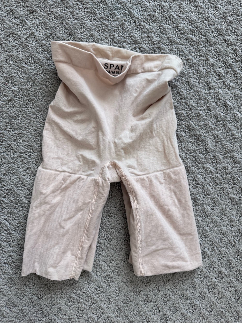SPANX Light Nude High-Waist Shaping Shorts